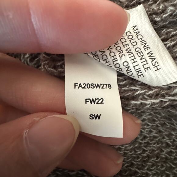 Flag & Anthem Men’s Brown Knit Hooded Sweater Pullover Medium NWT Casual Warm - Picture 7 of 10